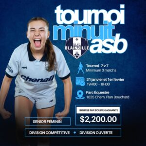 Tournoi MINUIT X ASB - Féminin